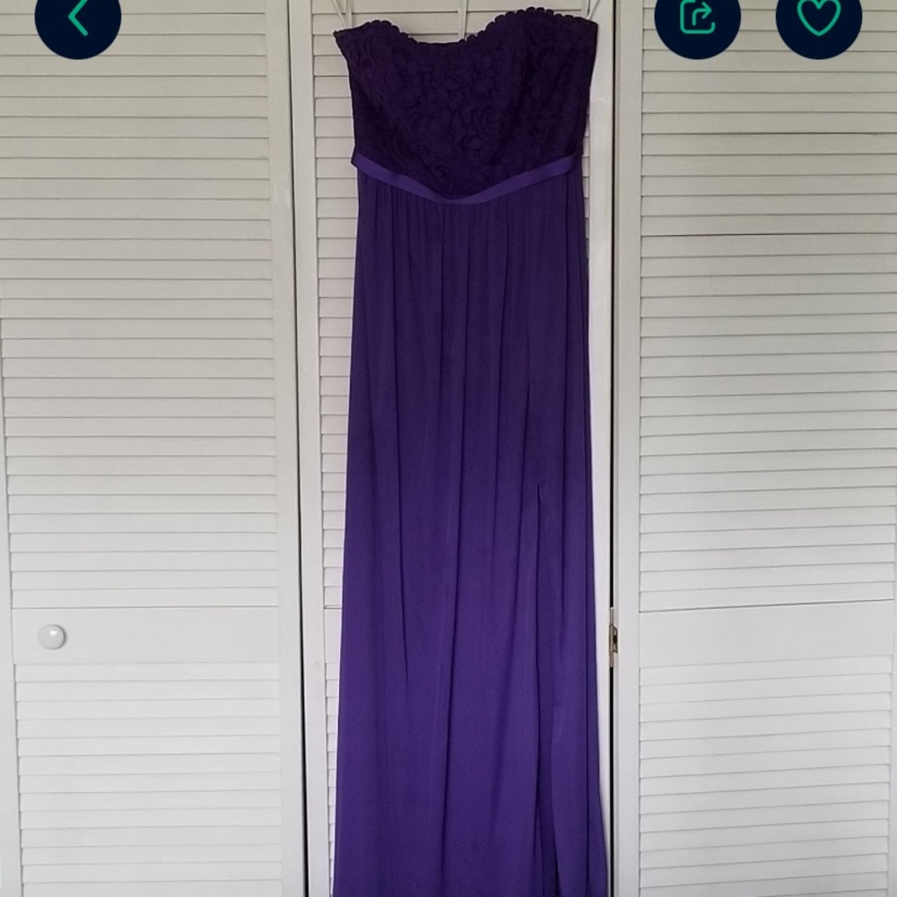 David’s bridal bridesmaid dress